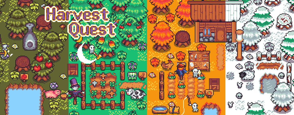Harvest Quest: 16-Bit Farming & RPG Asset Pack