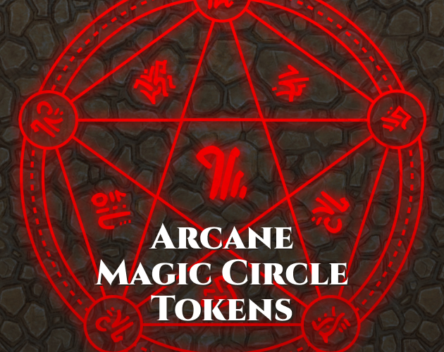 Arcane Magic Circle Tokens (VTT) by Lazarus