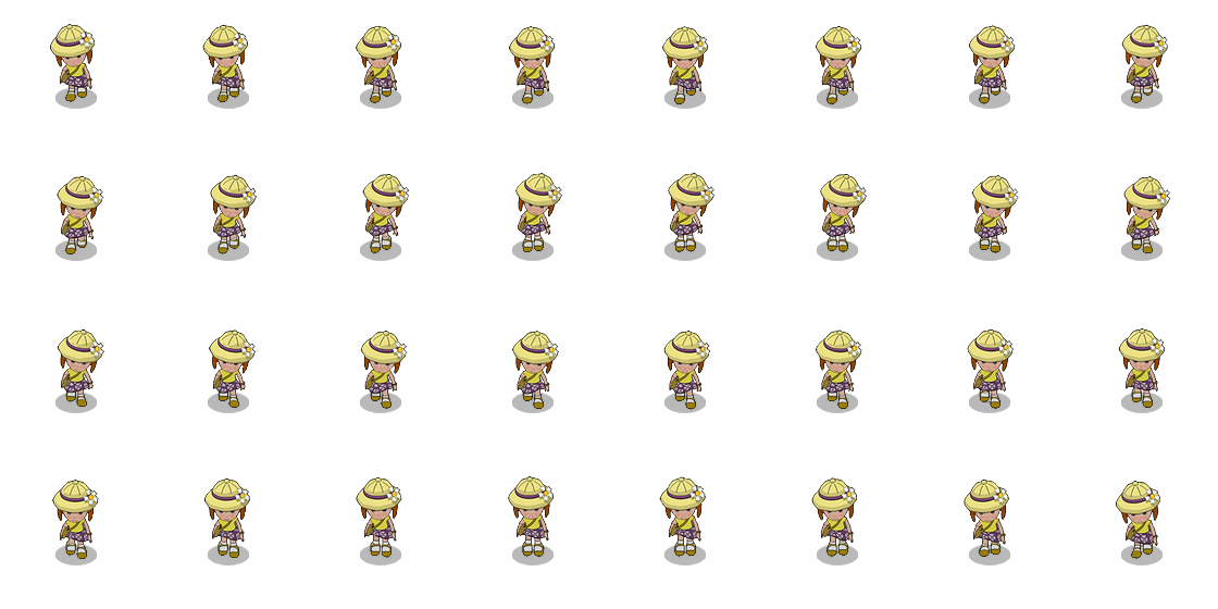 Frames for Helena (the main character) walking down