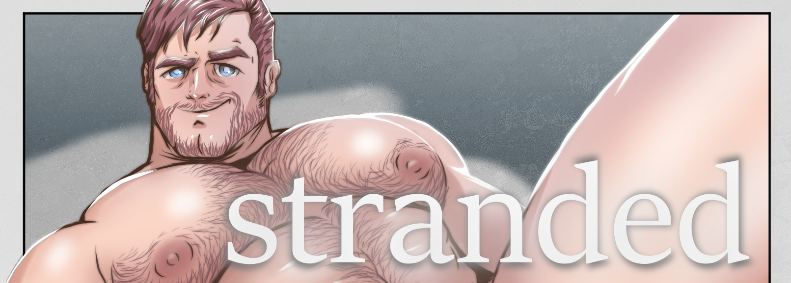 Erotic Visual Novel: Stranded (Gay, M/M, bara)