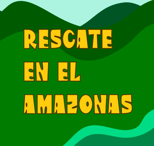 Cover image for Rescate en el amazonas