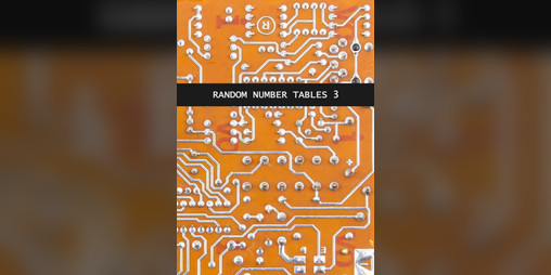 Cover image for Random Number Tables 3