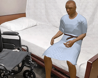 Transfer Resident from Bed to Wheelchair