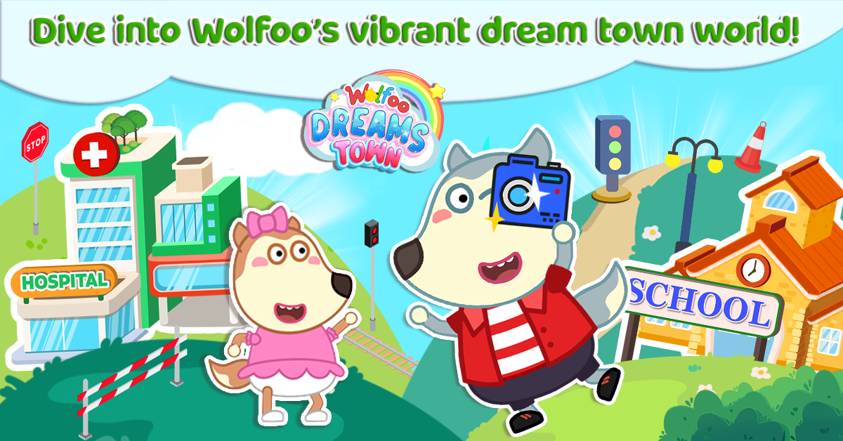Wolfoo's Town: Dream City Game