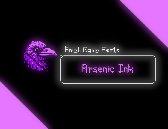 Arsenic Ink - Pixel Font