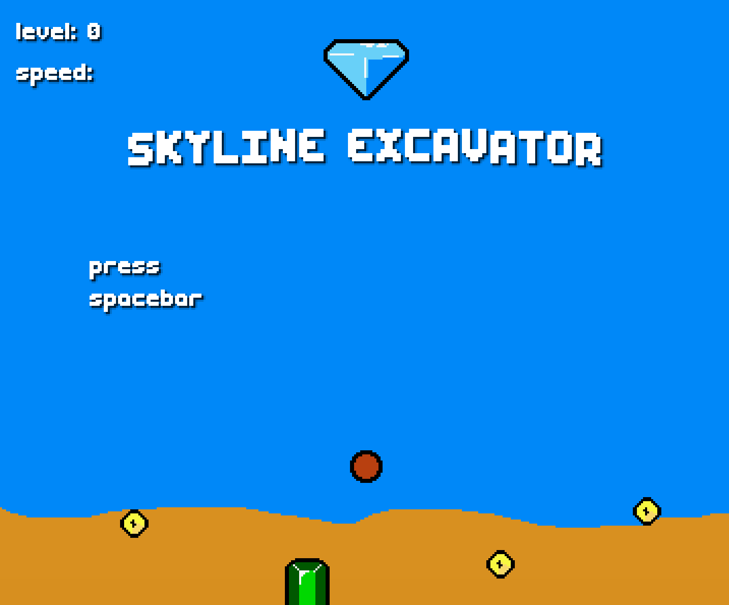 Cover image for SKYLINE EXCAVATOR - old
