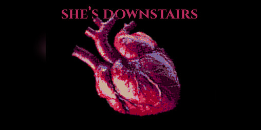 Cover image for She's downstairs
