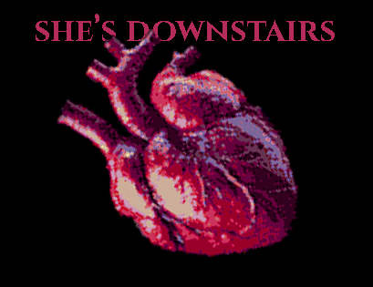 Cover image for She's downstairs