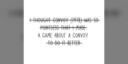 Cover image for A Game About a Convoy