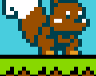 Playable Squirrel  (NESMAKER GAME)