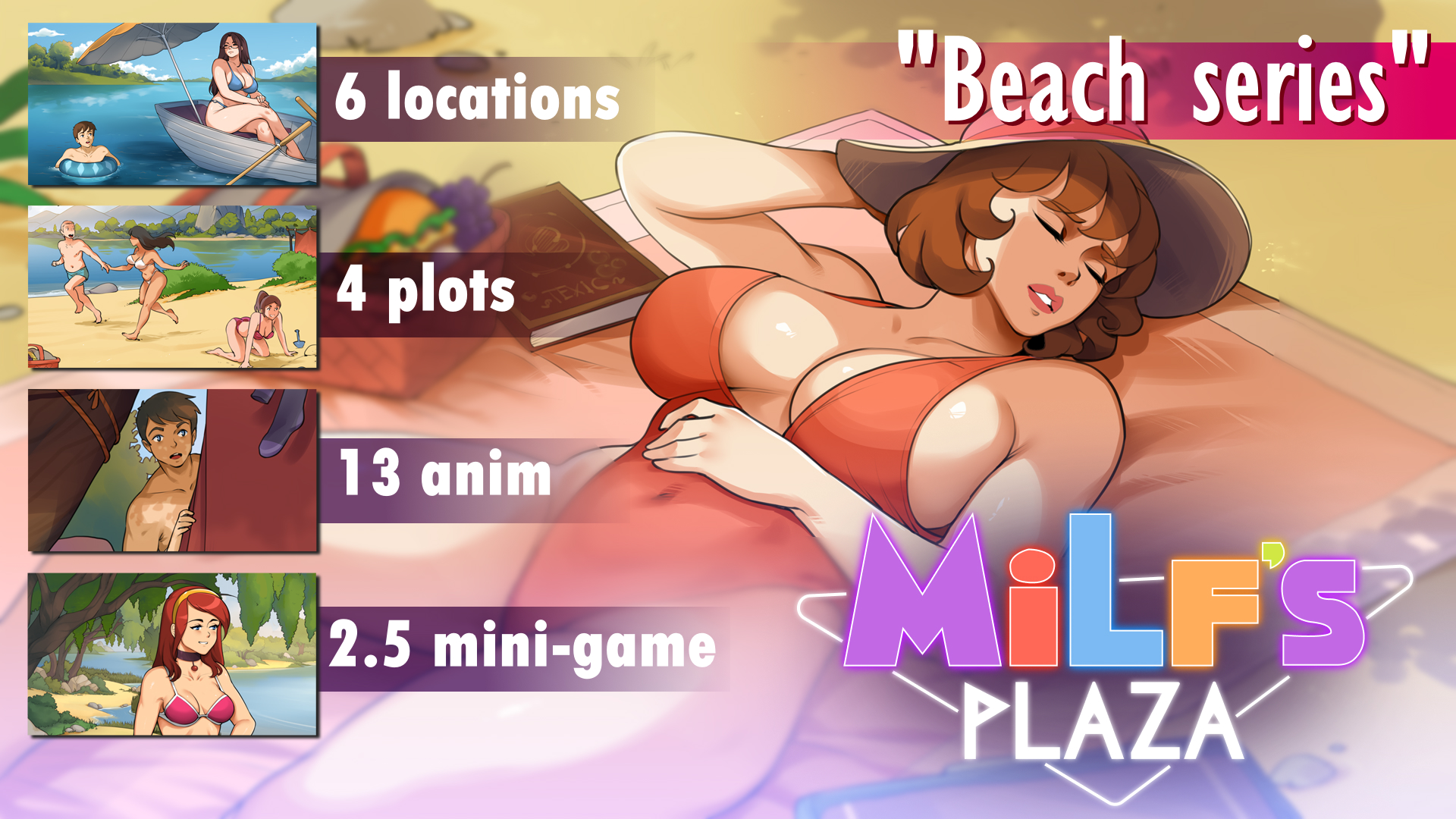 Milfs Plaza: Beach Series - Alpha ver. Done! - Milfs Plaza (Adult Game  18+) (PCMacAndroid) by Milfs Plaza