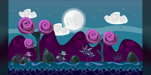 2D VECTOR GAME BACKGROUND 2 by MarwaMJ