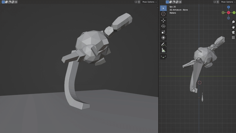 Golem Blockout Walk Cycle