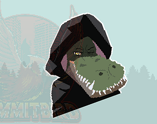 Pixel VN Sprite [Gator Man]