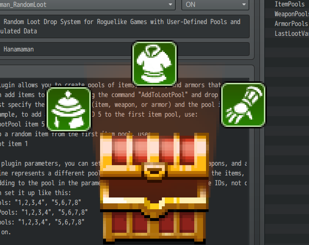 Random Loot for RPG maker MV by Hanamaman