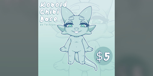 Cover image for P2U Symmetrical Chibi Kobold Base