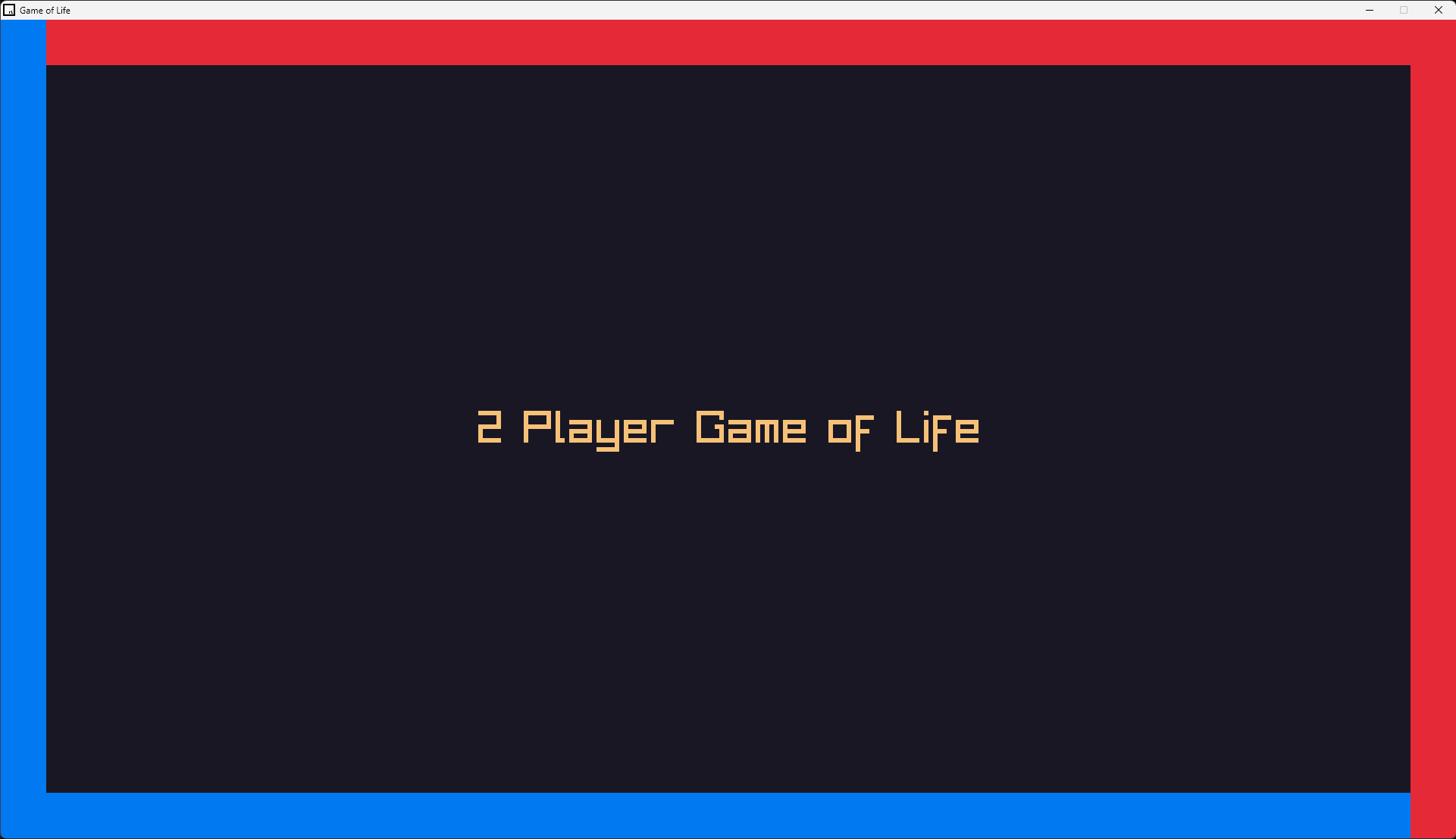 2 Player Conway's Game Of Life