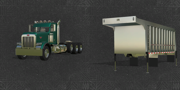 Cover image for Fs25 Peterbilt 357 Ar With Dump Box Update number 5
