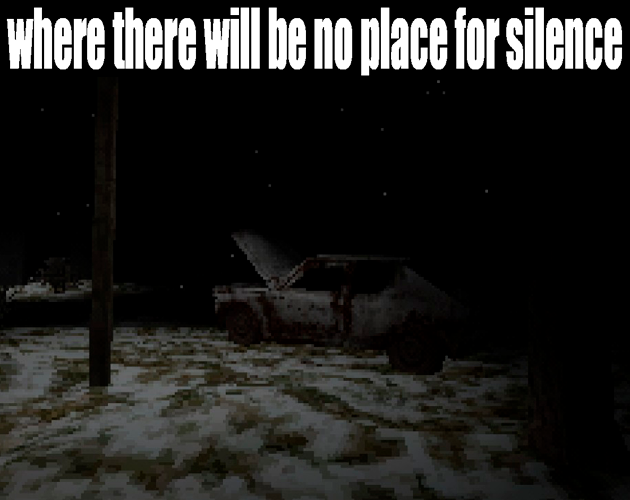 where there will be no place for silence cover