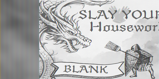 Cover image for Slay Your Housework (mostly blank)