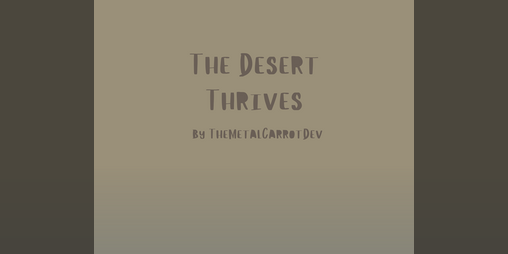 Cover image for The Desert Thrives