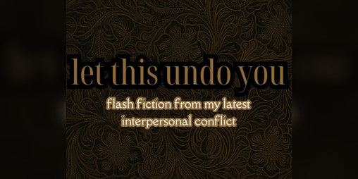 Cover image for let this undo you