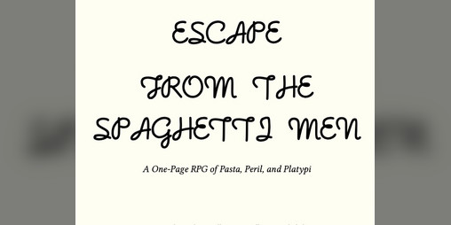 Cover image for Escape from the Spaghetti Men