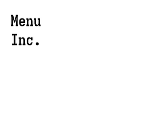 Menu Inc.