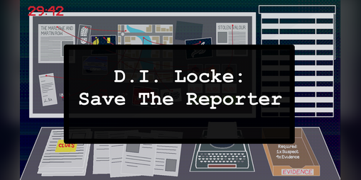 Cover image for D.I. Locke: Save The Reporter