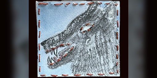 Cover image for Portrait with Wolf