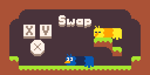 Swap control with X, V, or the x button
