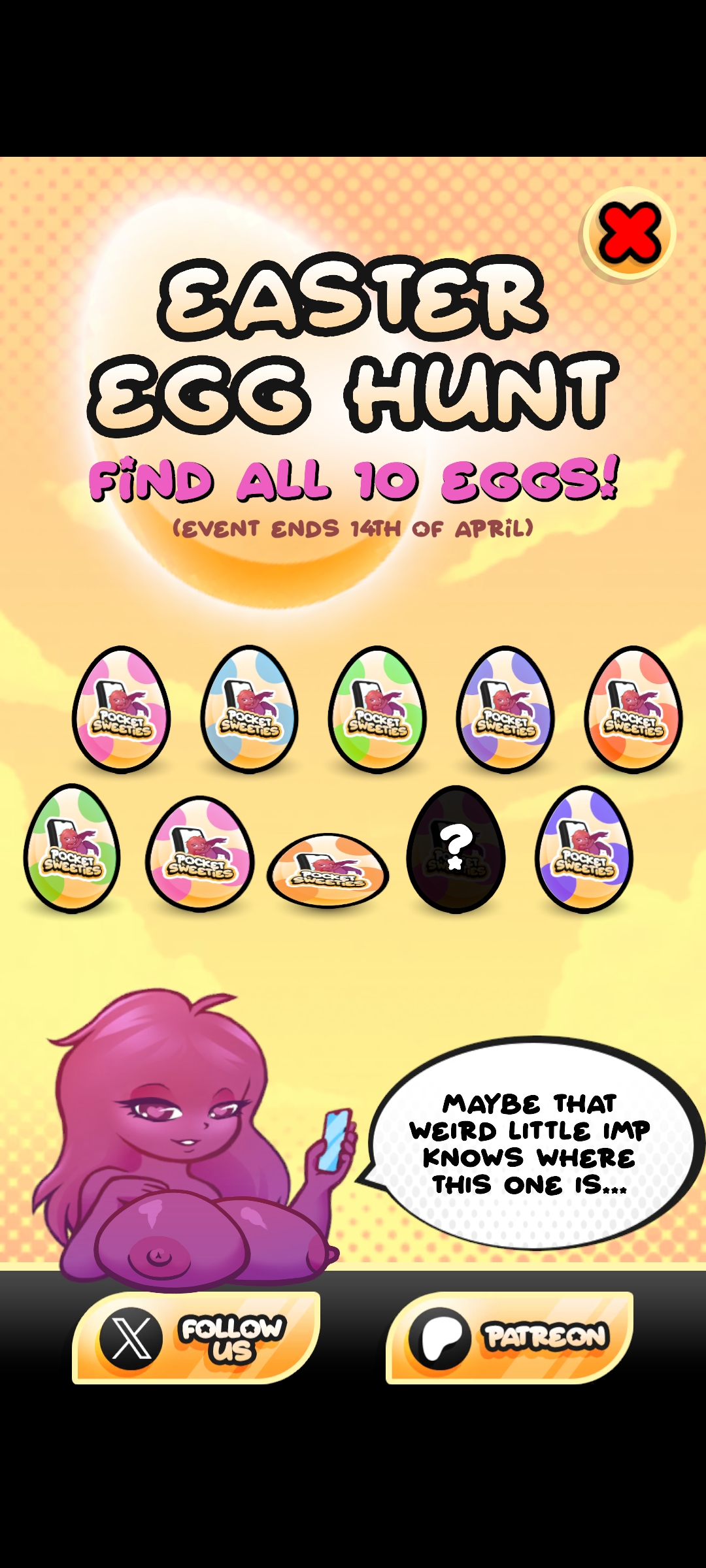 I cannot find the last one, please send screenshot shot with place