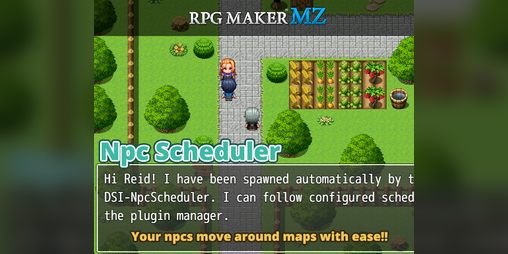 Cover image for RPG Maker MZ - NPC Scheduler 1.3