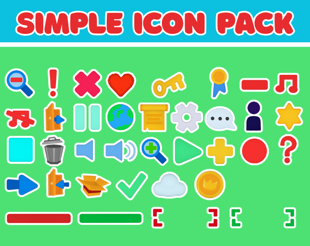 Simple UI Icon Pack By Sheet simple-ui-icon-pack-by-sheet