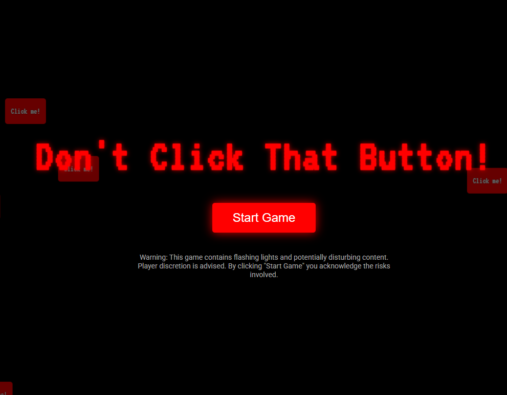 Cover image for Don't Click That Button!