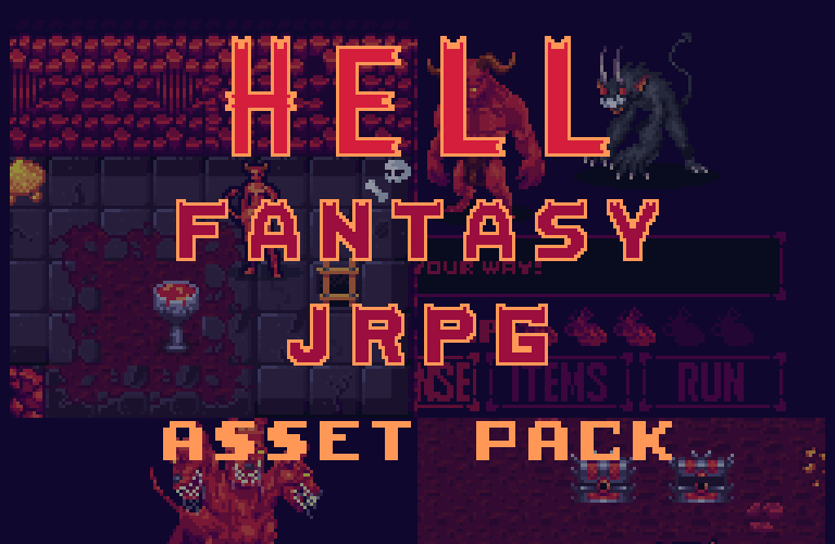 Free Hell Fantasy Asset Pack for JRPG