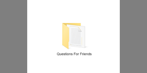 Cover image for Questions for Friends