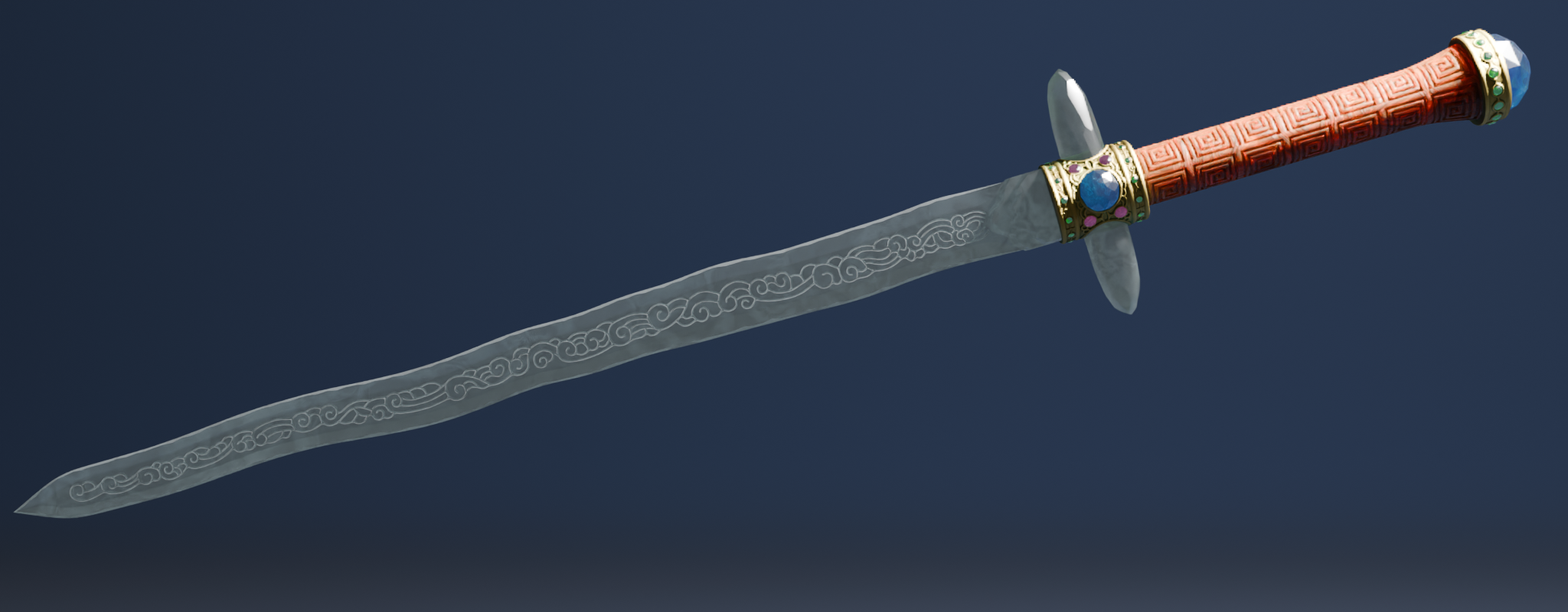 Crystal Long Sword