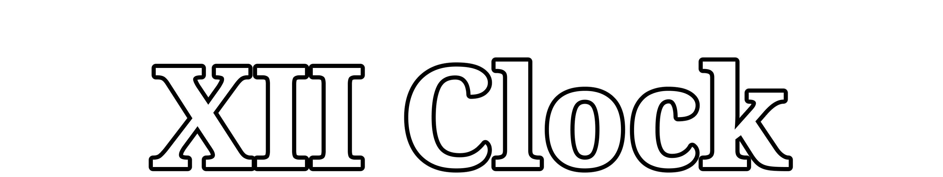 XII Clock