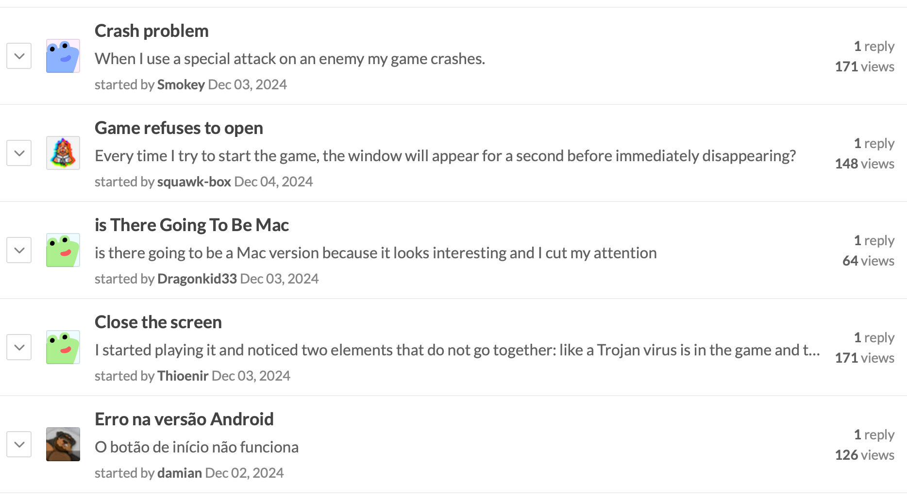 Crash Reports