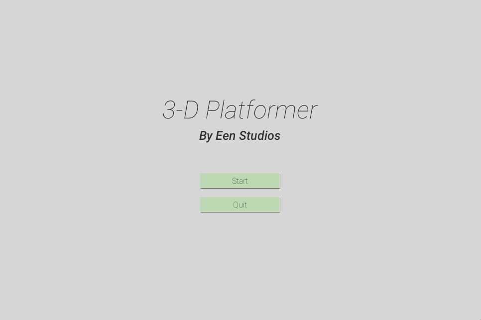 3D PlatForm