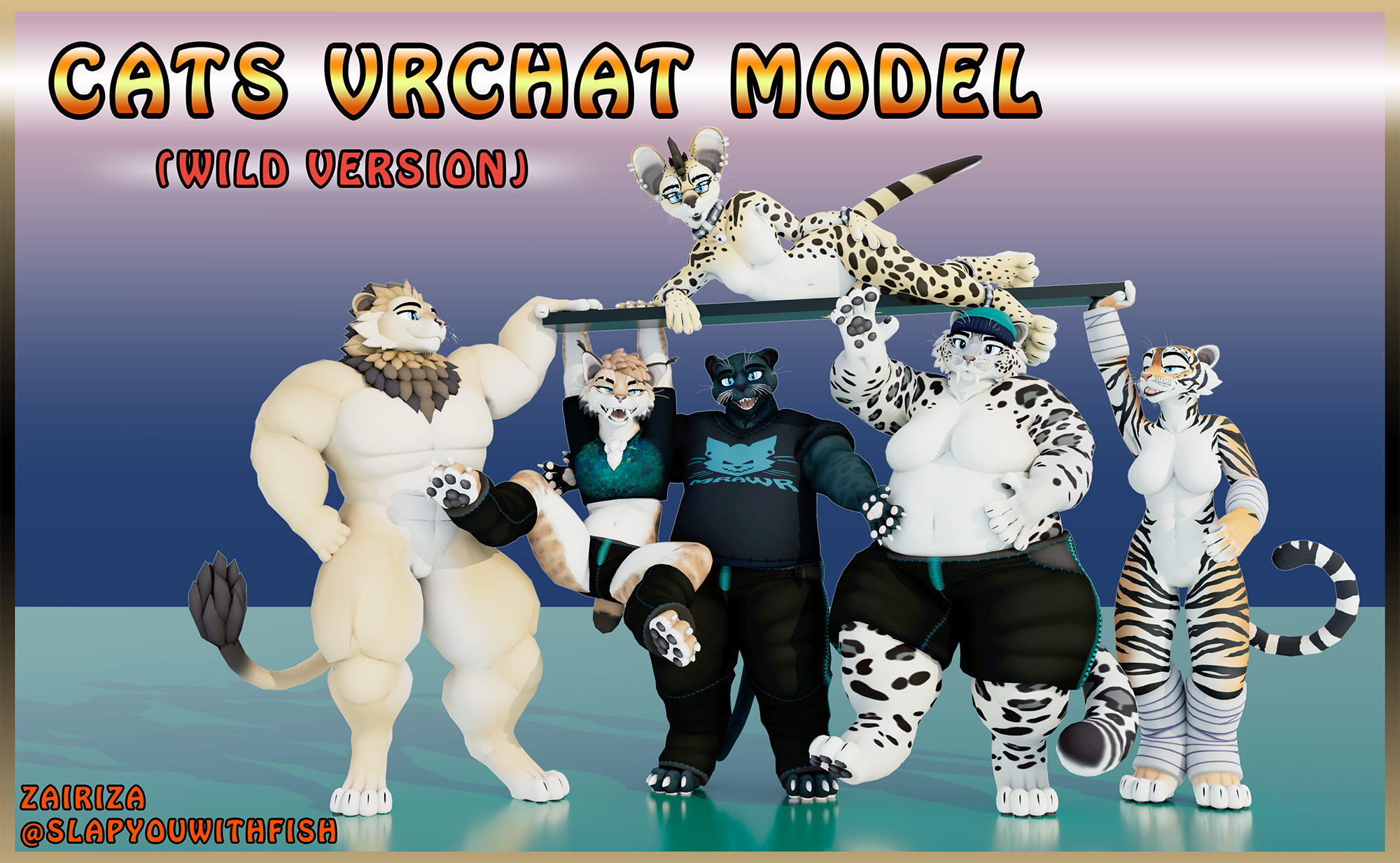 Feline VRchat Model