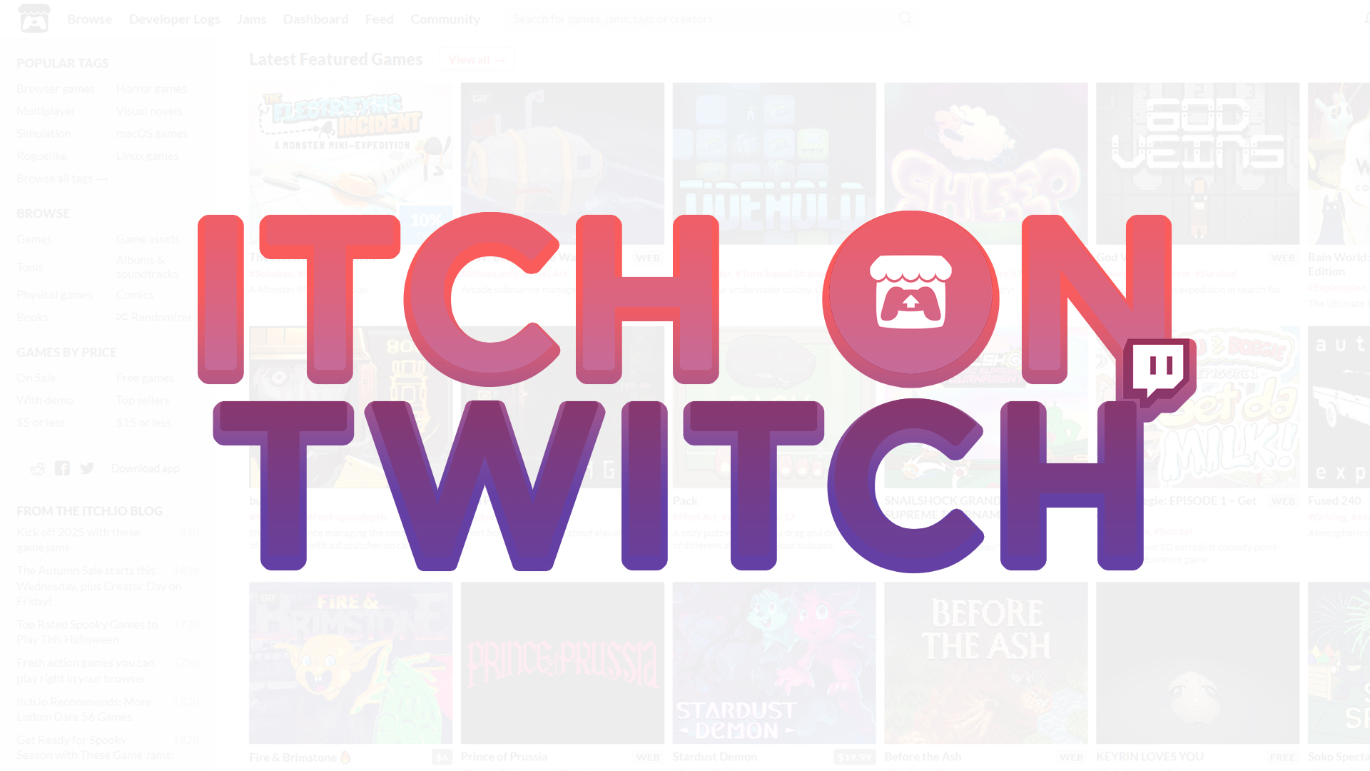 Itch on Twitch - itch.io