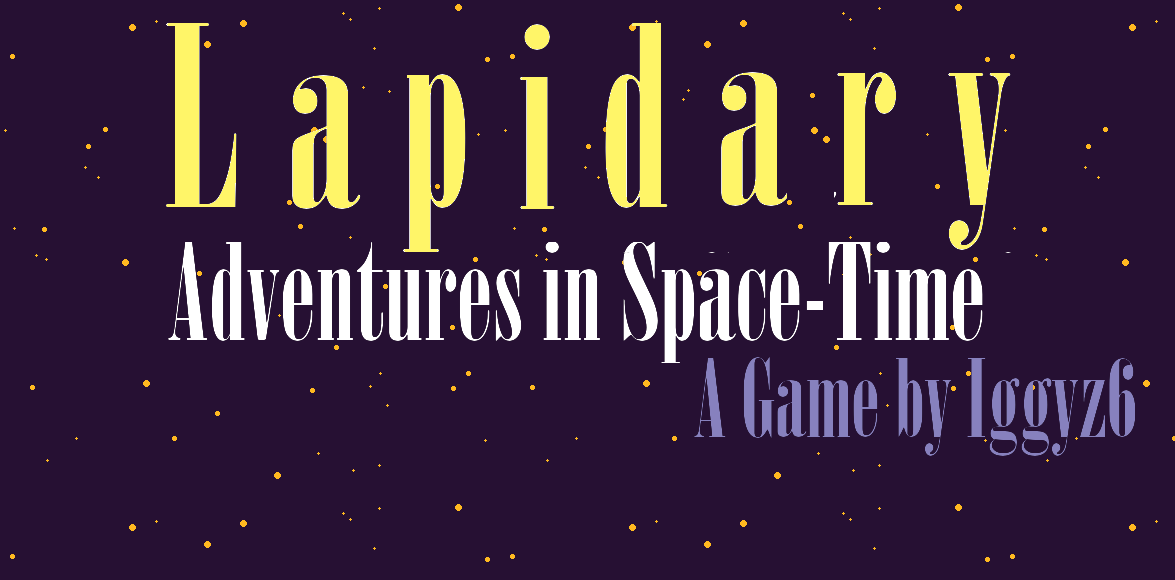 Cover image for Lapidary: Adventures in Space-Time