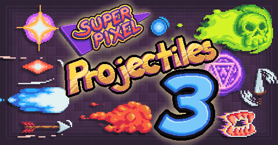 Super Pixel Projectiles Pack 3