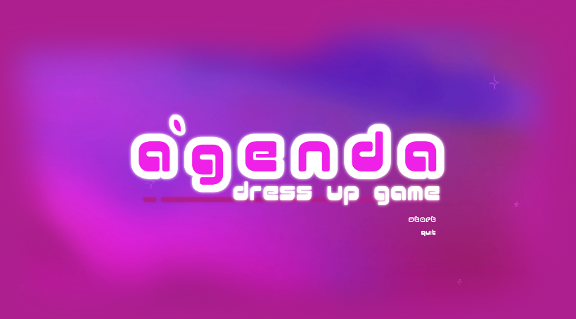 A'GENDA: Dress Up Game (browser edition)