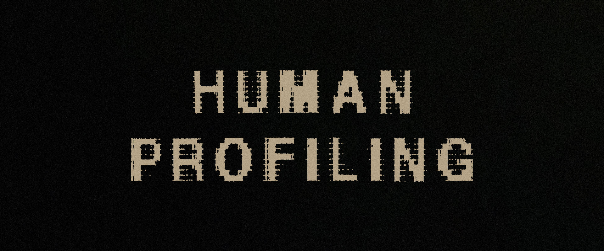 Human Profiling