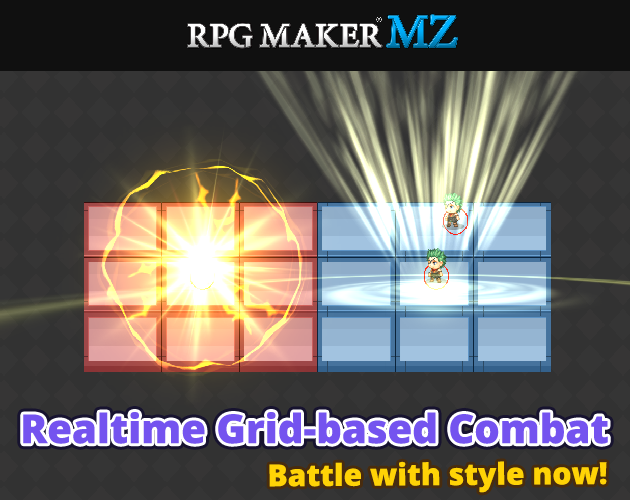 Cover image for RPG Maker MZ - Real-time Grid-based Combat