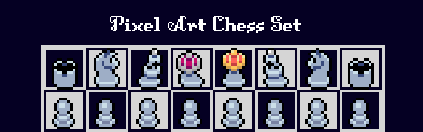 Chess Set (Pixel Art )