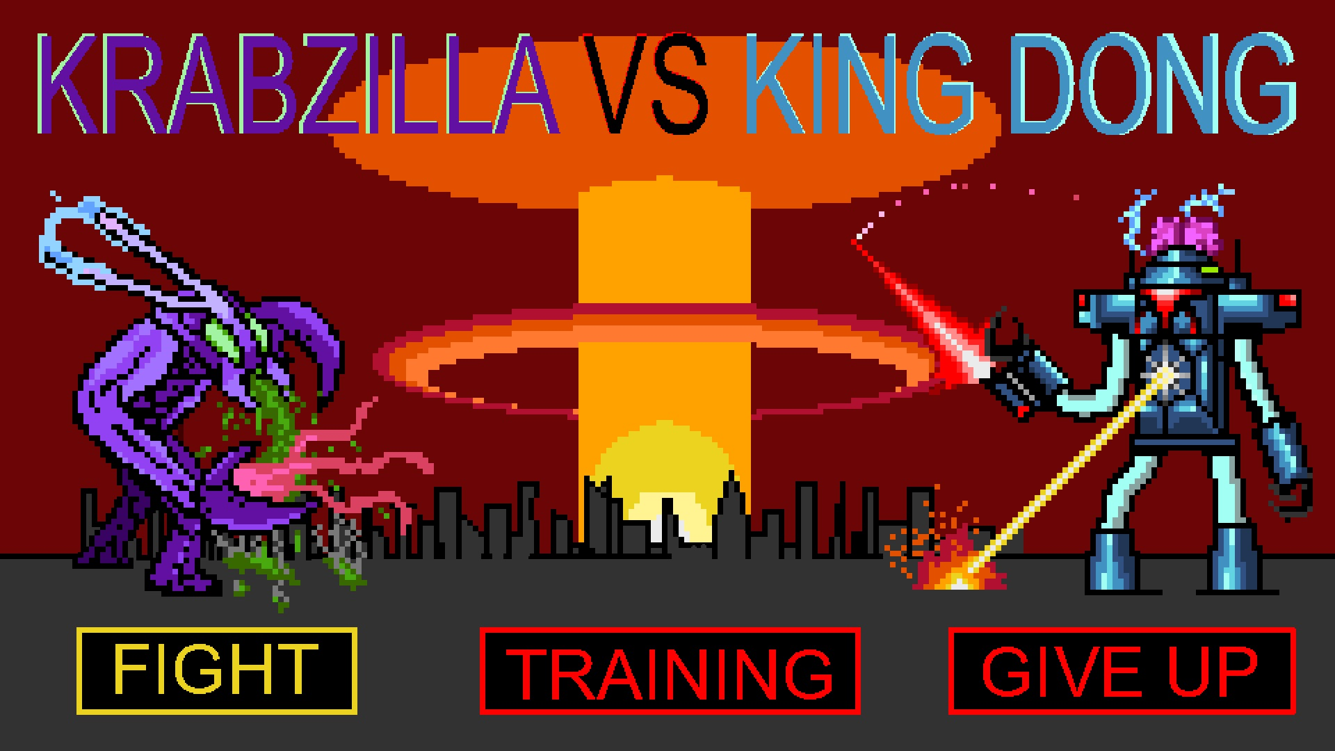 Krabzilla VS King Dong